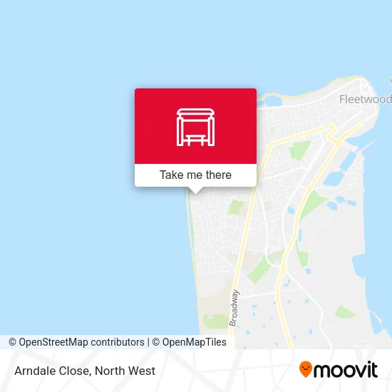 Arndale Close map