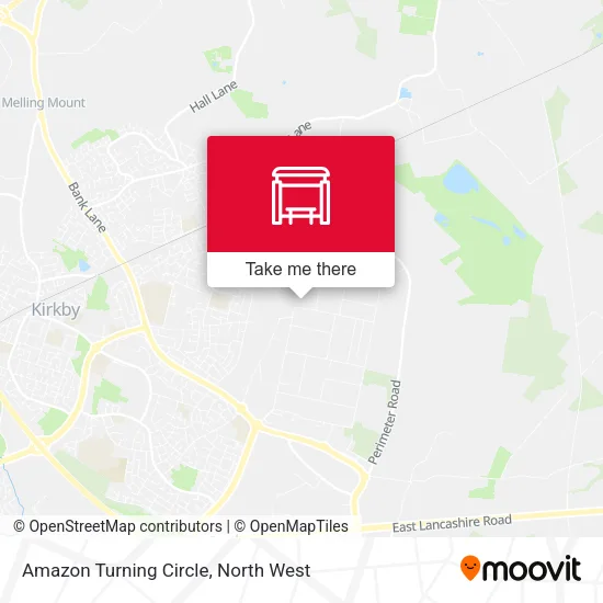 Amazon Turning Circle map