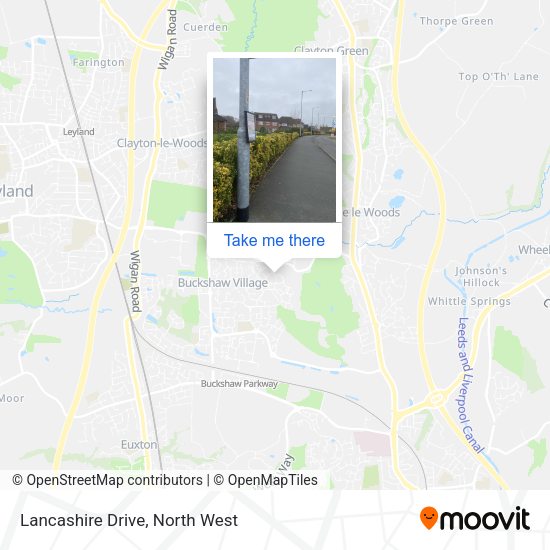 Lancashire Drive map