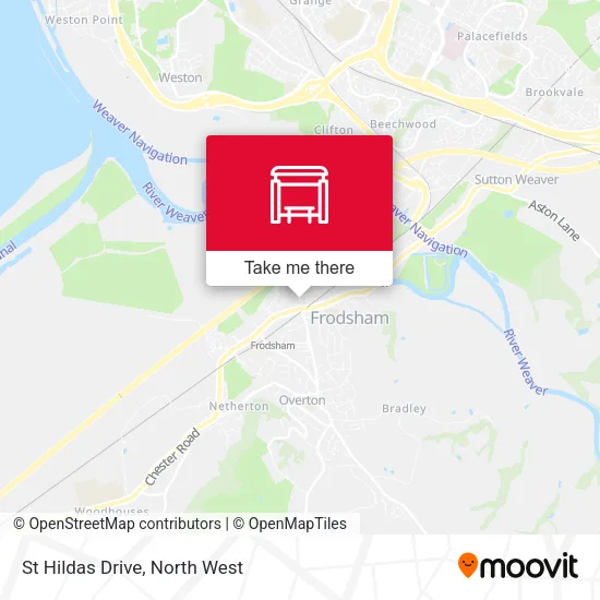 St Hildas Drive map