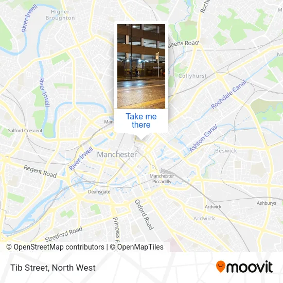 Tib Street map