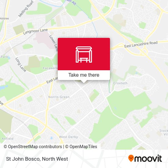 St John Bosco map