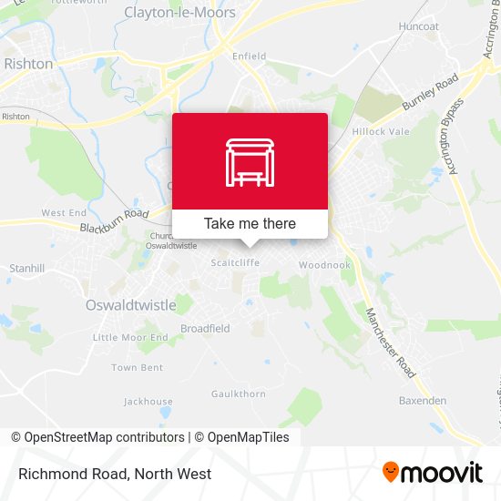 Richmond Road map