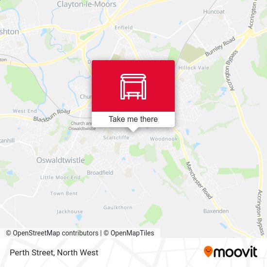 Perth Street map