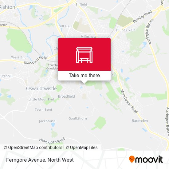 Ferngore Avenue map