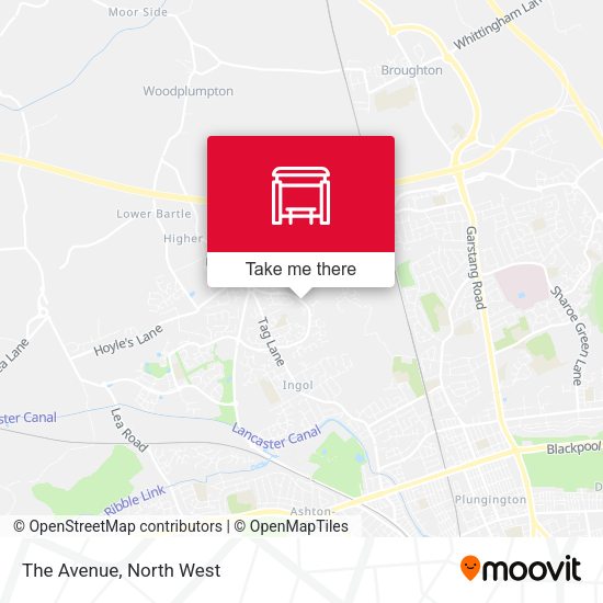 The Avenue map