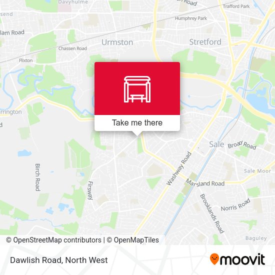 Dawlish Road map