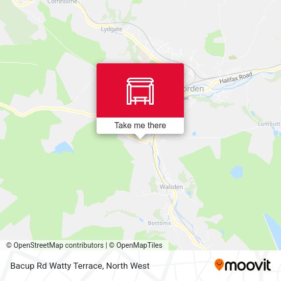 Bacup Rd Watty Terrace map