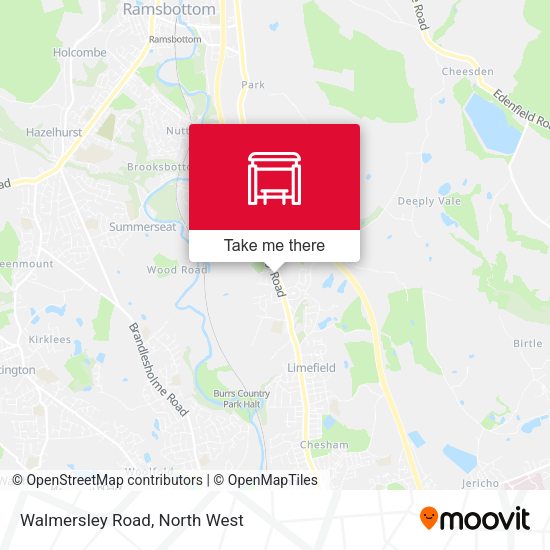 Walmersley Road map