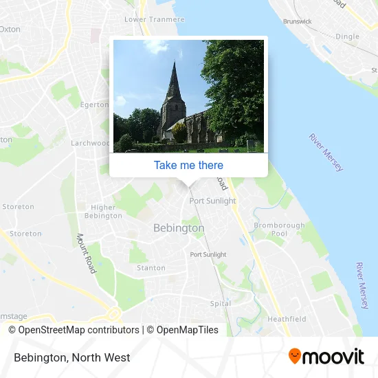 Bebington map