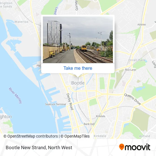 Bootle New Strand map