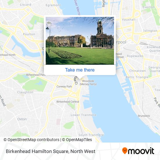 Birkenhead Hamilton Square map