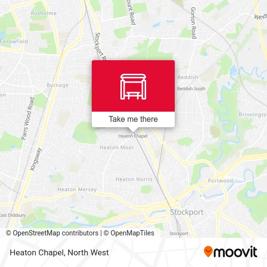 Heaton Chapel map