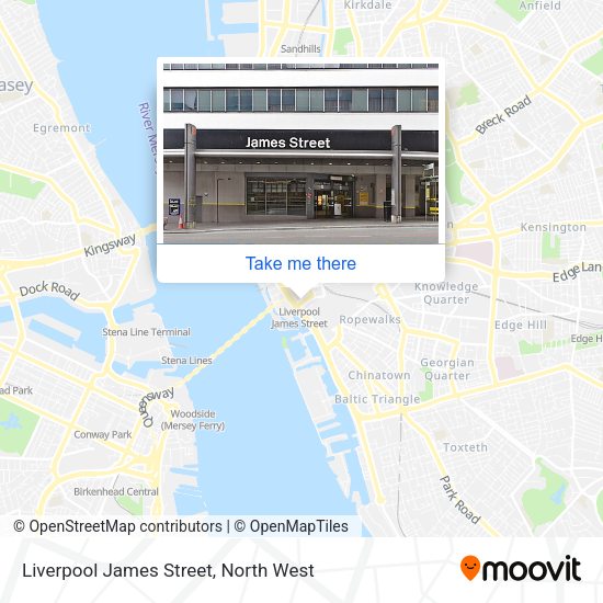 Liverpool James Street map