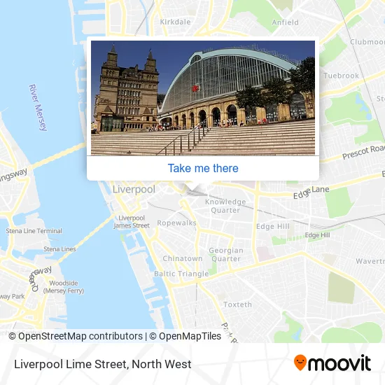 Liverpool Lime Street map