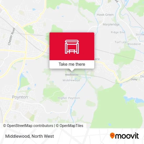 Middlewood map