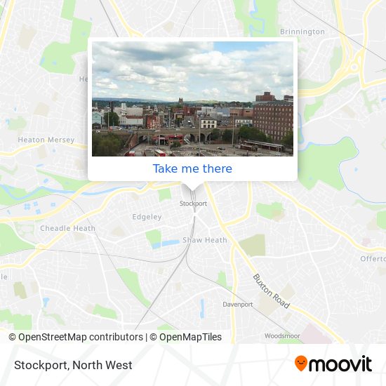 Stockport map