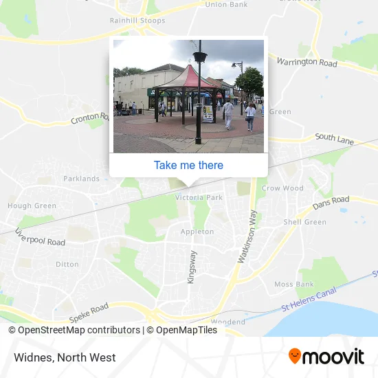 Widnes map