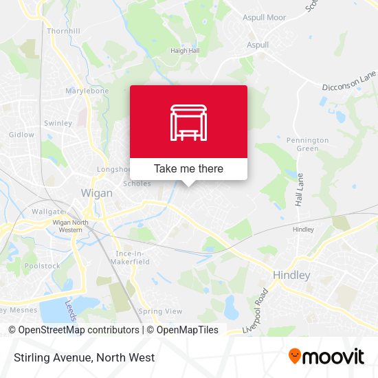 Stirling Avenue map
