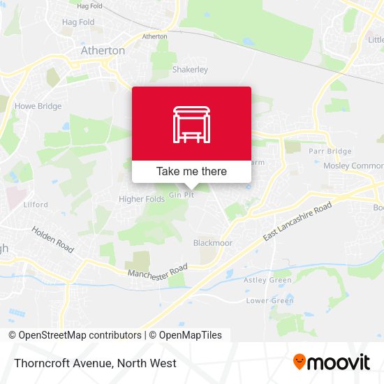 Thorncroft Avenue map