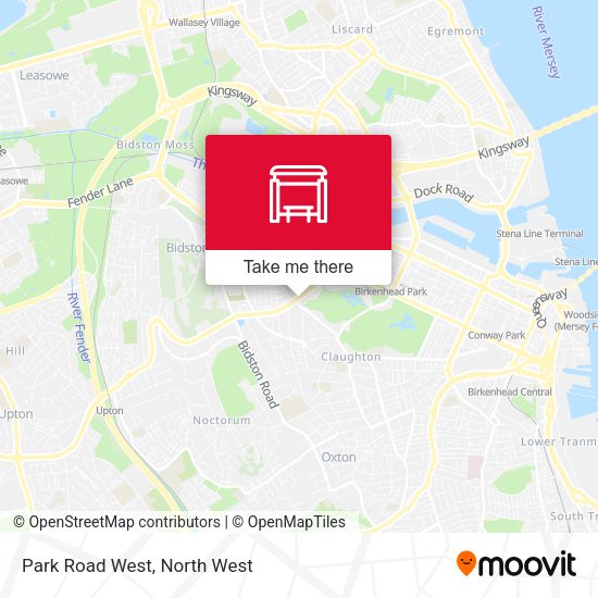 Park Road West map