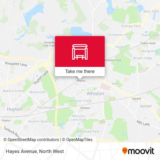 Hayes Avenue map