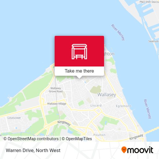 Warren Drive map