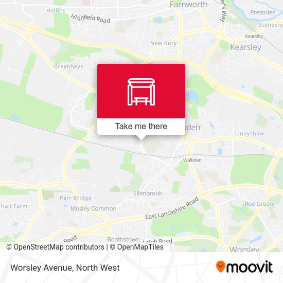 Worsley Avenue map