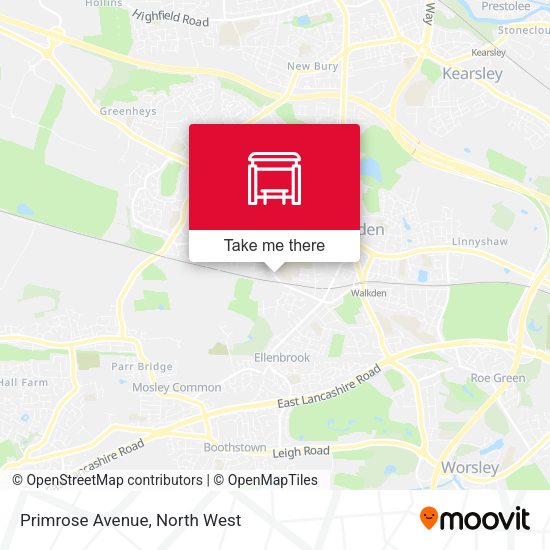 Primrose Avenue map