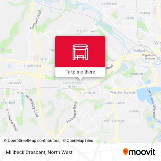 Millbeck Crescent map