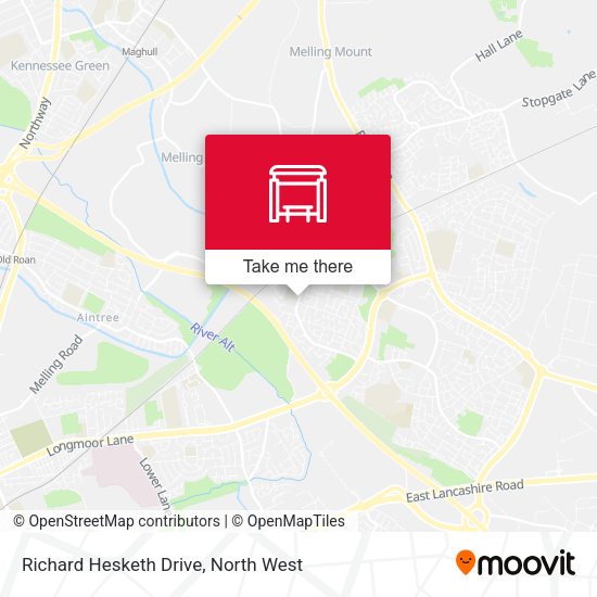 Richard Hesketh Drive map