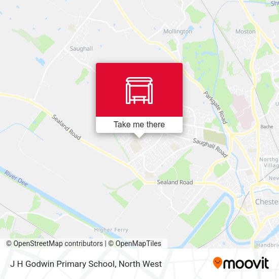 J H Godwin Primary School map