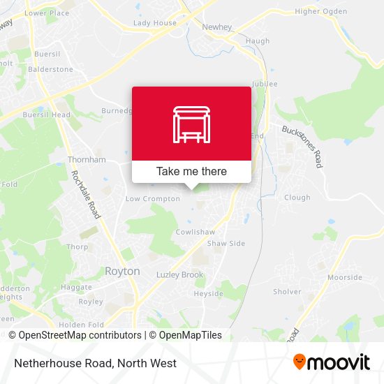 Netherhouse Road map