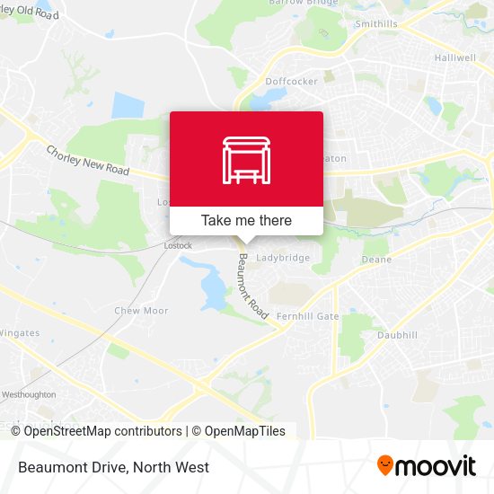 Beaumont Drive map