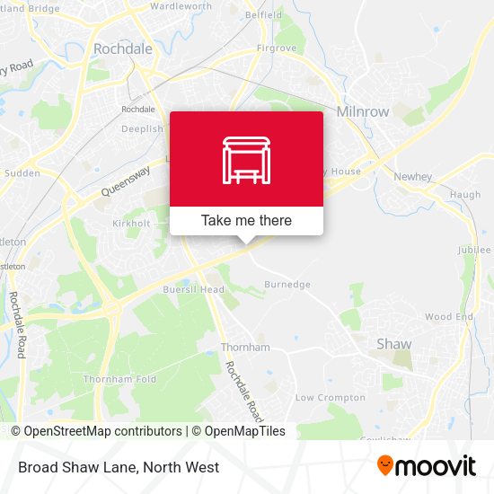 Broad Shaw Lane map