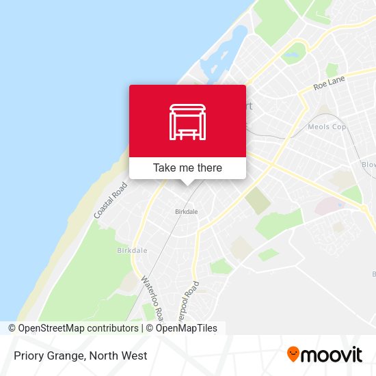 Priory Grange map