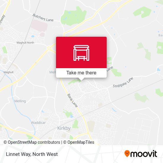 Linnet Way map