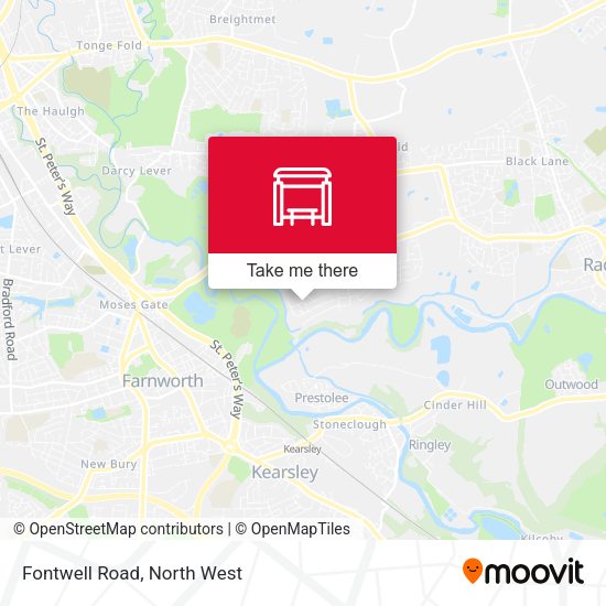 Fontwell Road map