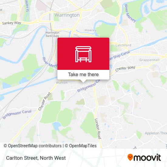 Carlton Street map
