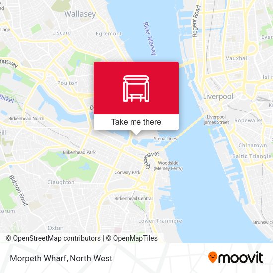 Morpeth Wharf map