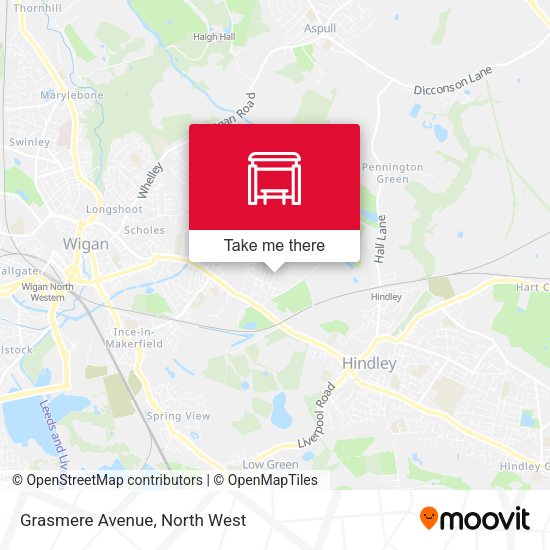 Grasmere Avenue map