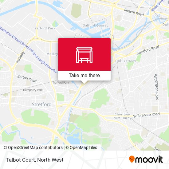 Talbot Court map
