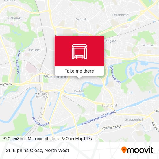 St. Elphins Close map