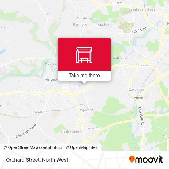 Orchard Street map