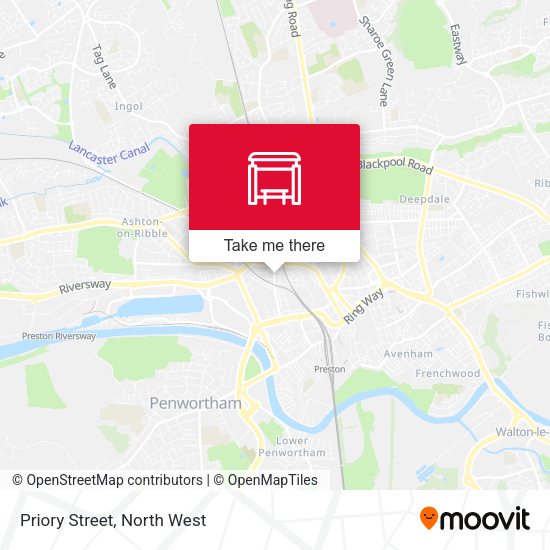 Priory Street map
