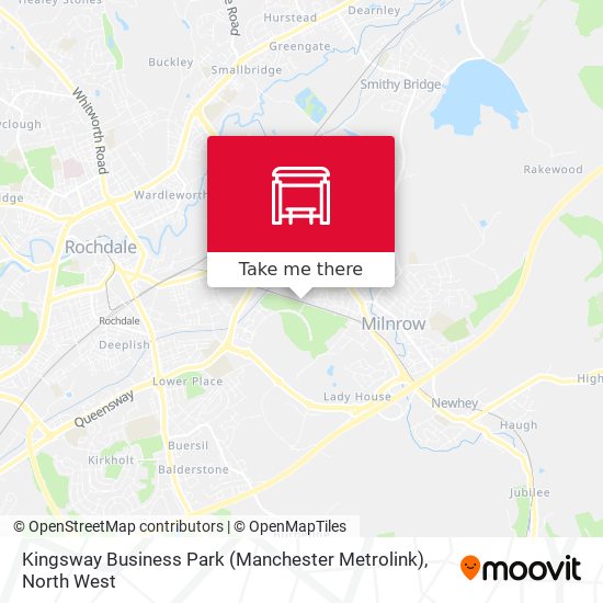 Kingsway Business Park (Manchester Metrolink) map
