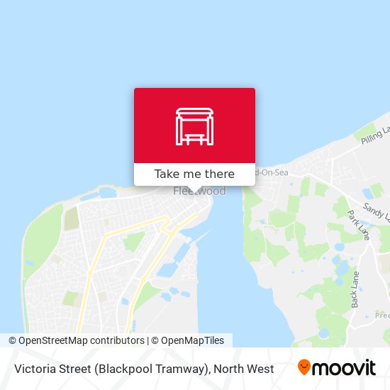 Victoria Street (Blackpool Tramway) map