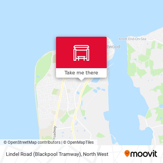 Lindel Road (Blackpool Tramway) map