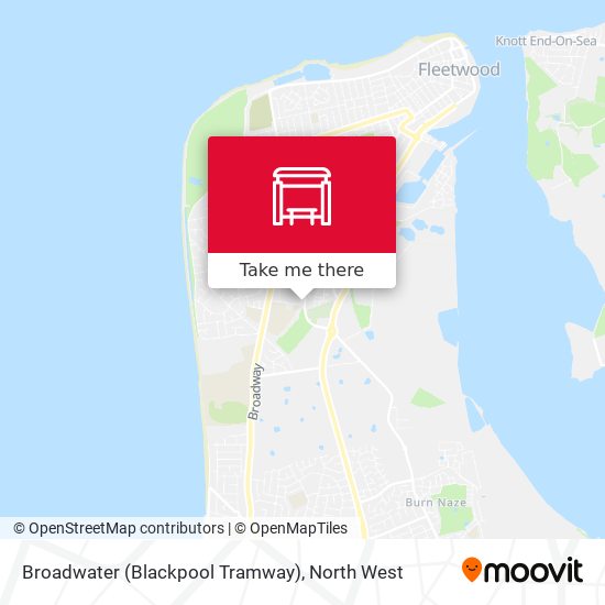 Broadwater (Blackpool Tramway) map