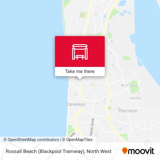 Rossall Beach (Blackpool Tramway) map